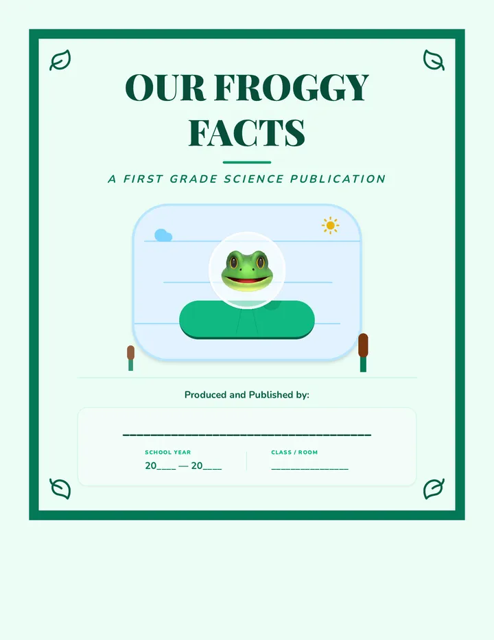 Froggy Facts Cover Better Page Fit