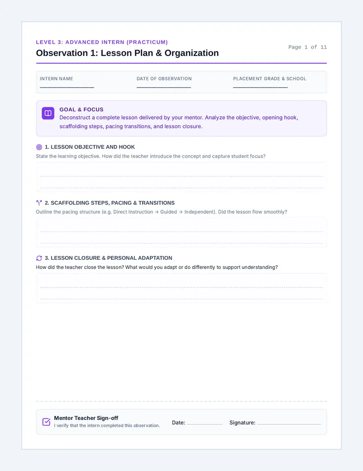 Level 3 Advanced Workbook