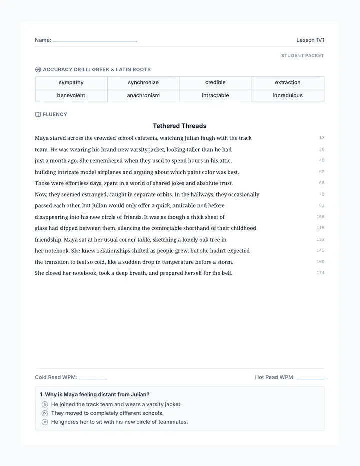 ARI Lesson 1 V1 Student Packet