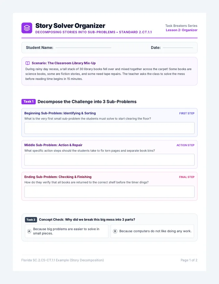 Story Solver Organizer