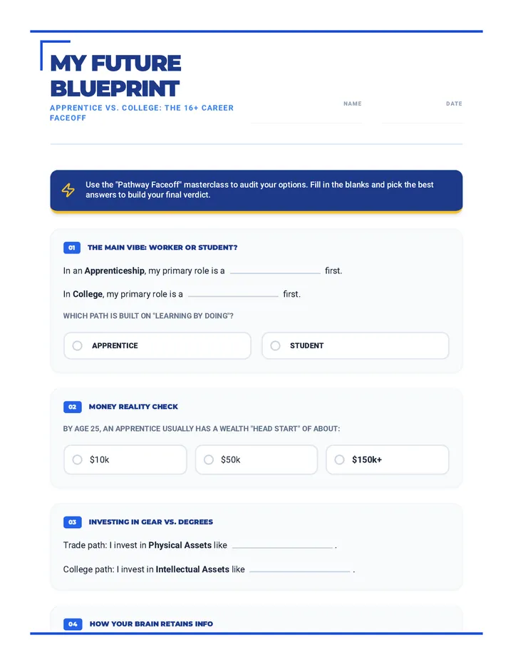 Pathway Decision Blueprint Worksheet Expanded HS v2