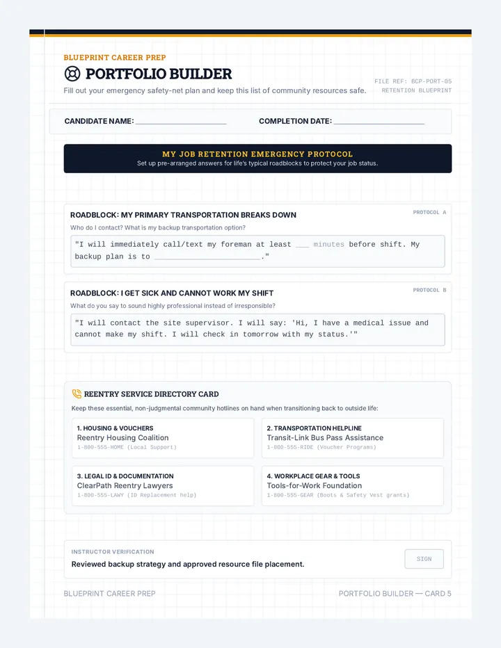 Retention Plan Portfolio