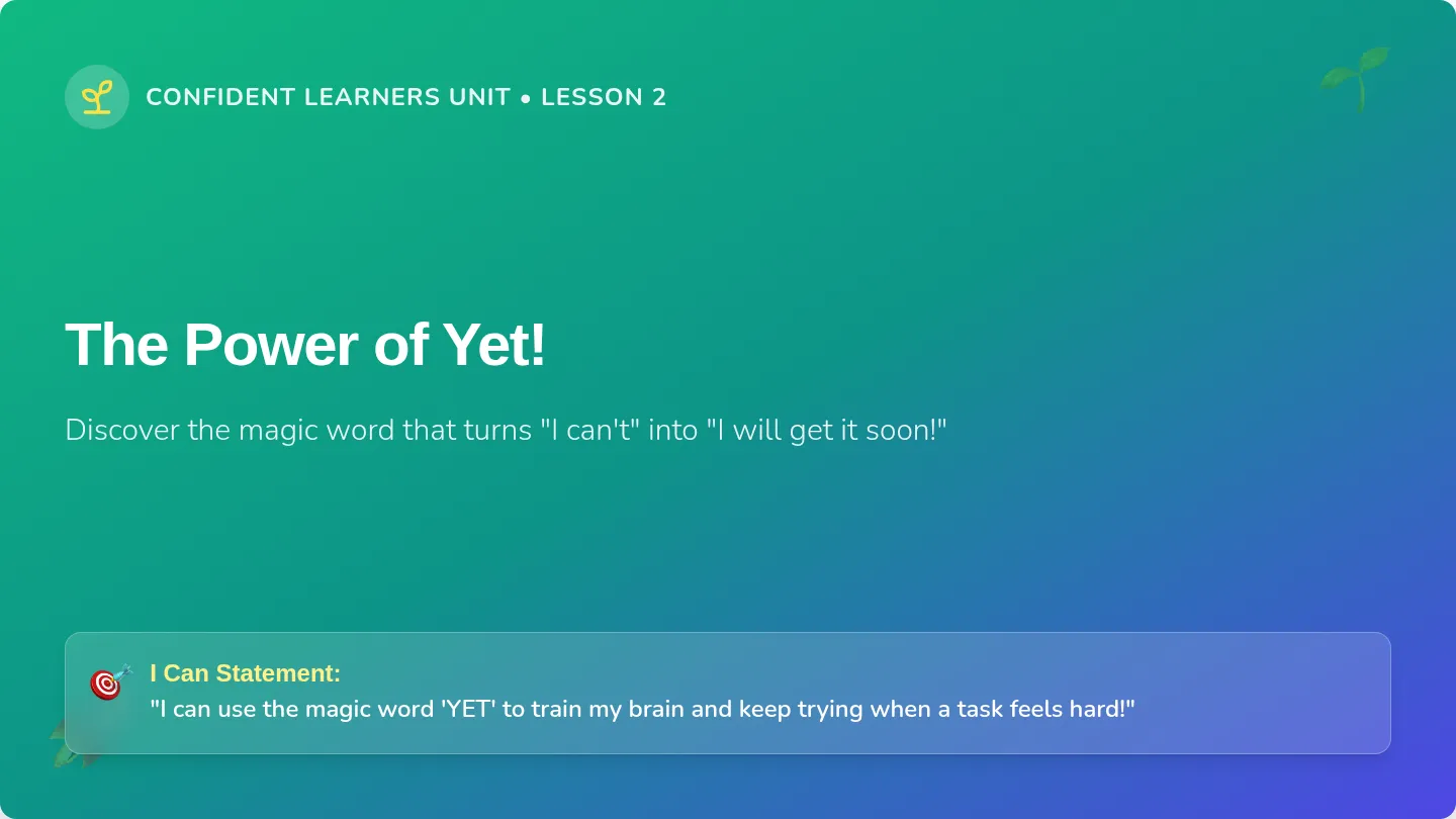 The Power of Yet Slides
