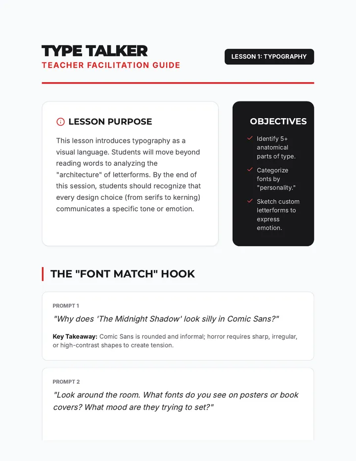 Type Talker Guide