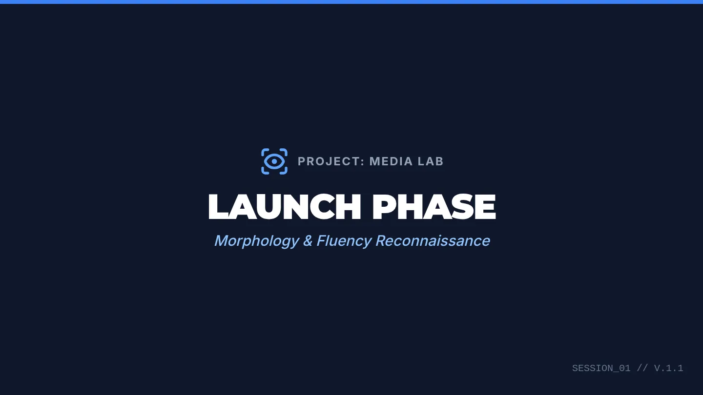 Media Lab Launch Slides Deck