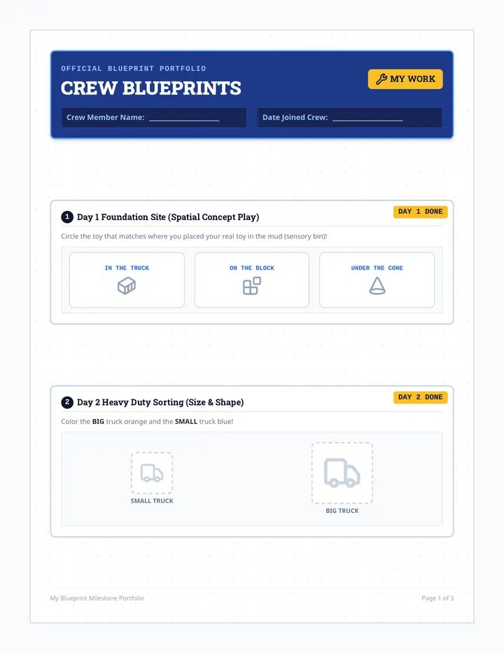 Blueprint Milestone Portfolio