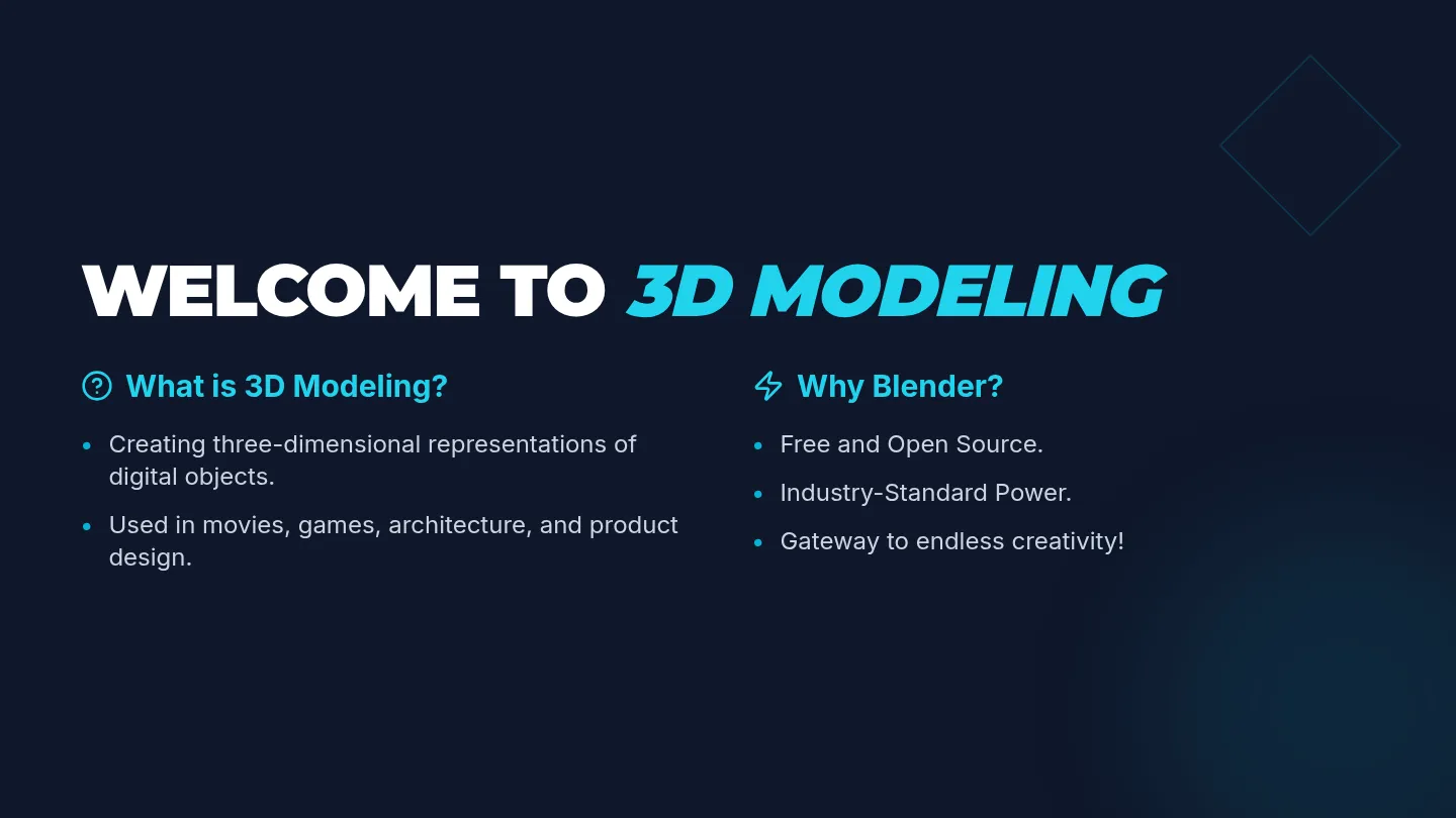 Blender Basics Slides