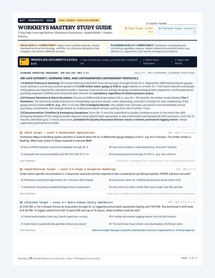 WorkKeys Master Study Guide