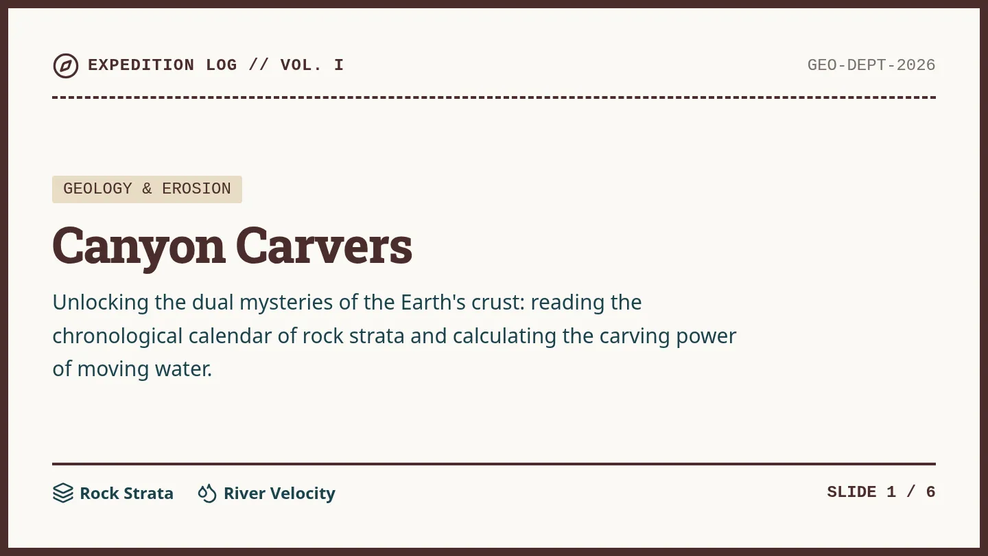 Canyon Carvers Slides