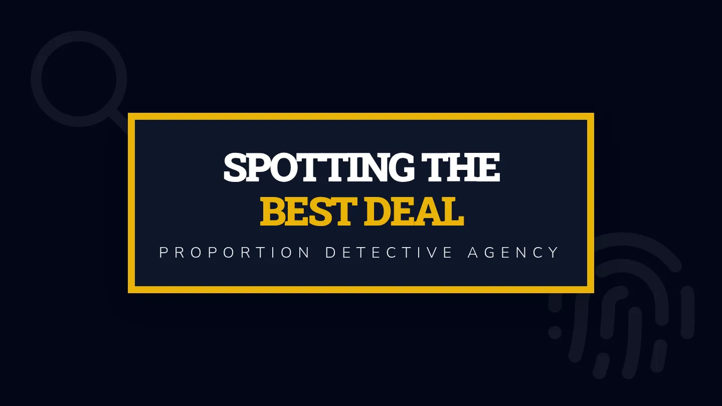 Spotting the Best Deal Slide Deck