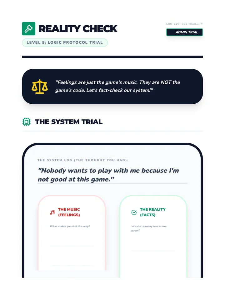 System Reality Check Sheet