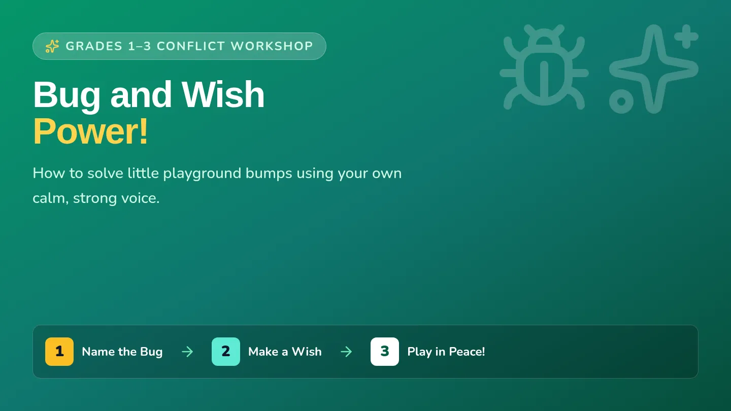 Bug and Wish Workshop Slides