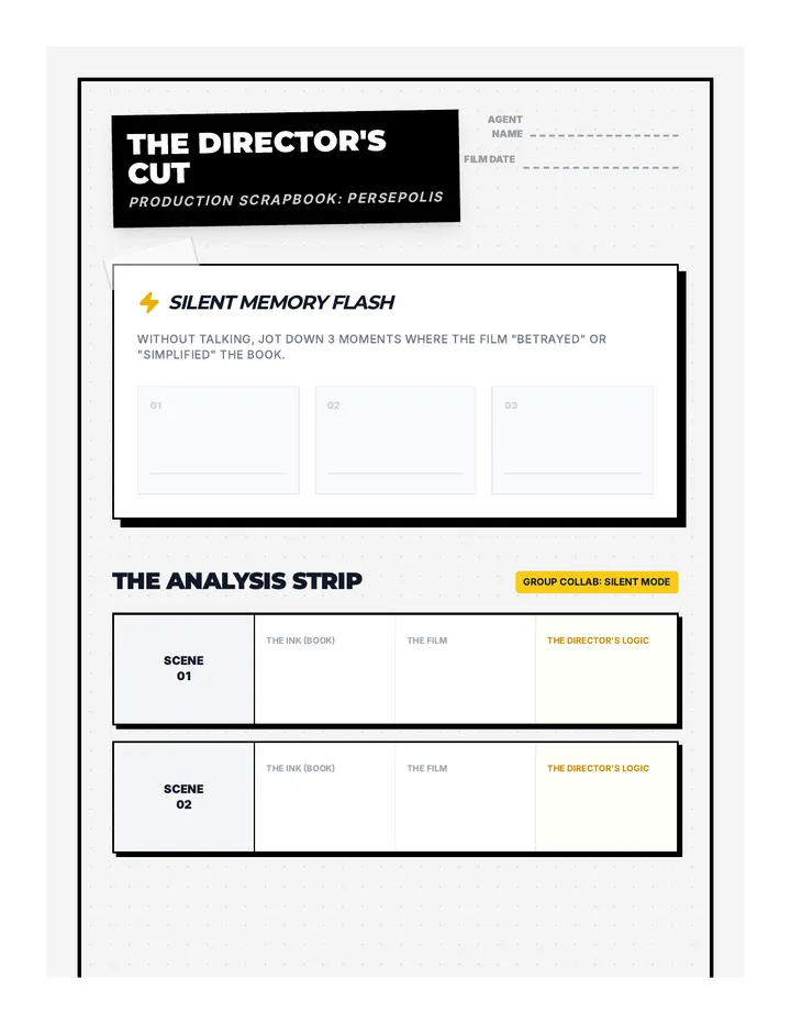 Ink and Film Worksheet