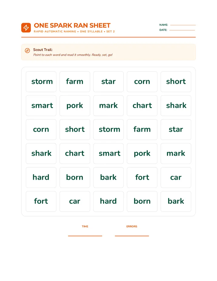 One Spark RAN Sheet 2
