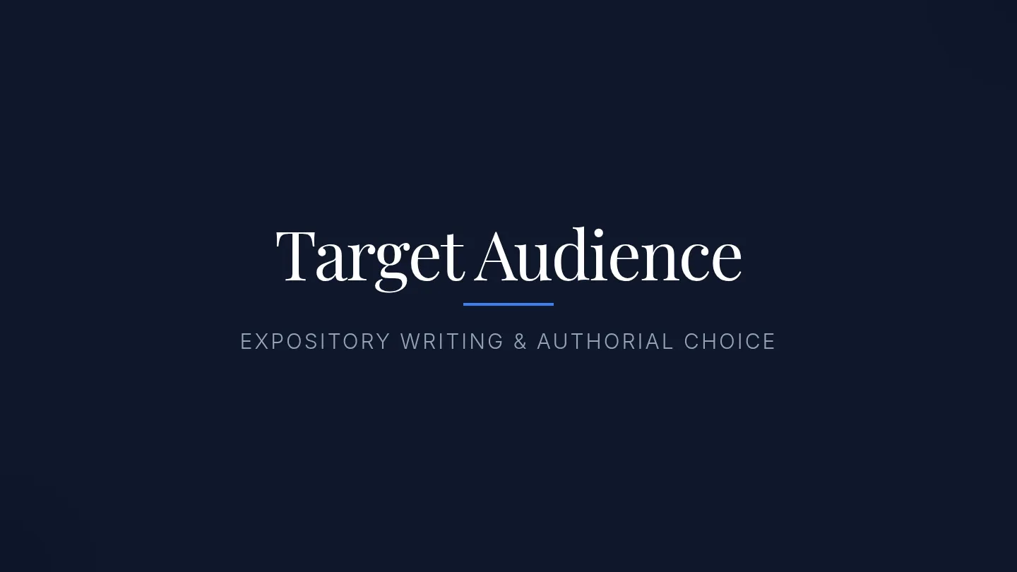 Target Audience Slides