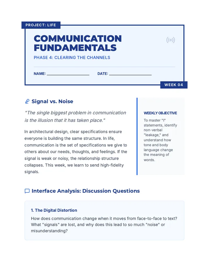 Communication Mission Guide