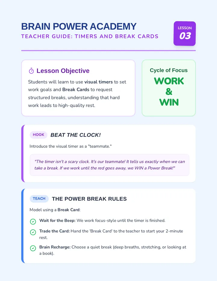Time Commanders Teacher Guide