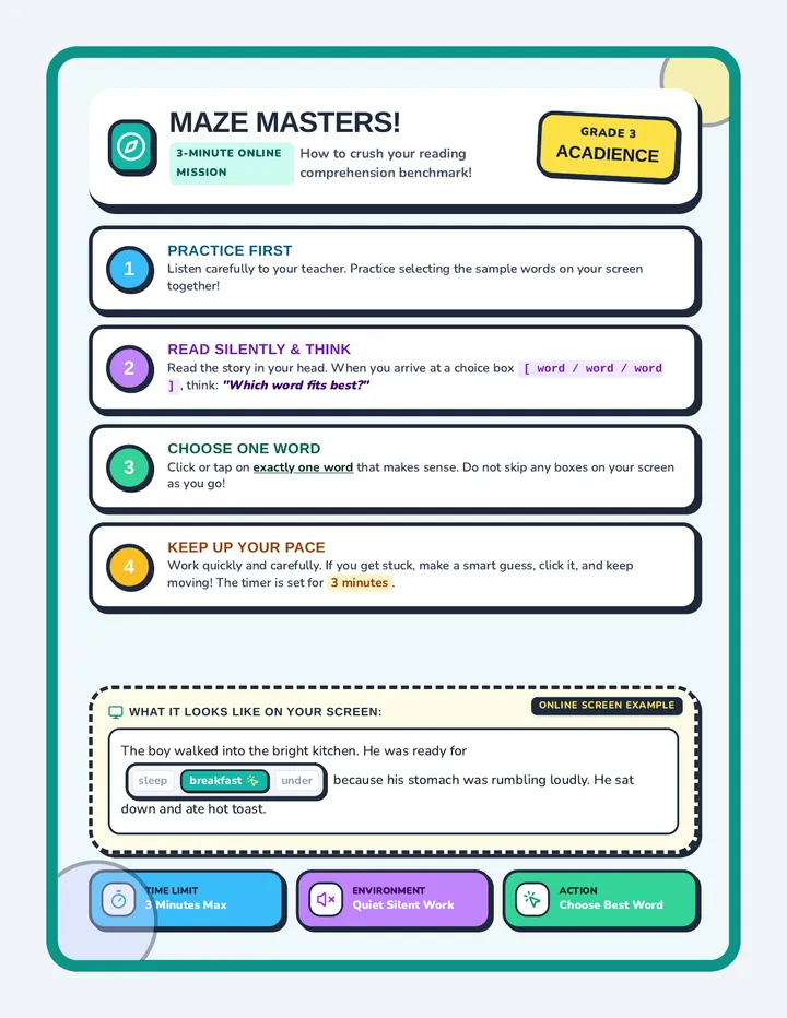 Maze Mastery Poster