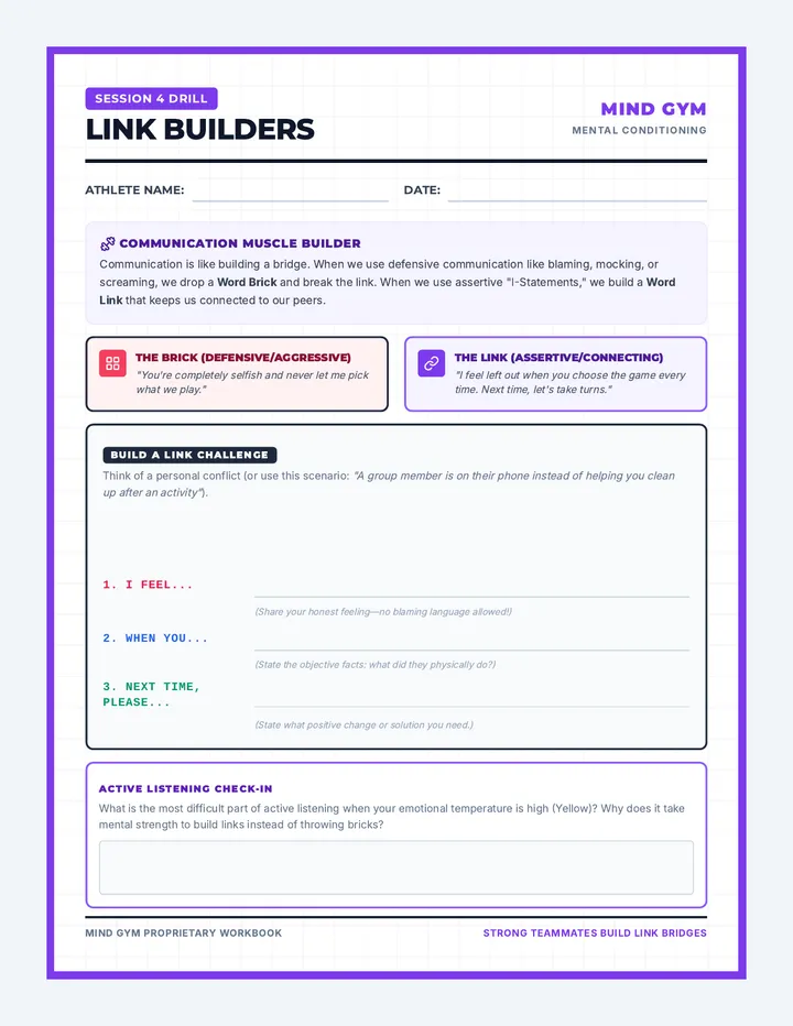 Link Builders Student Worksheet