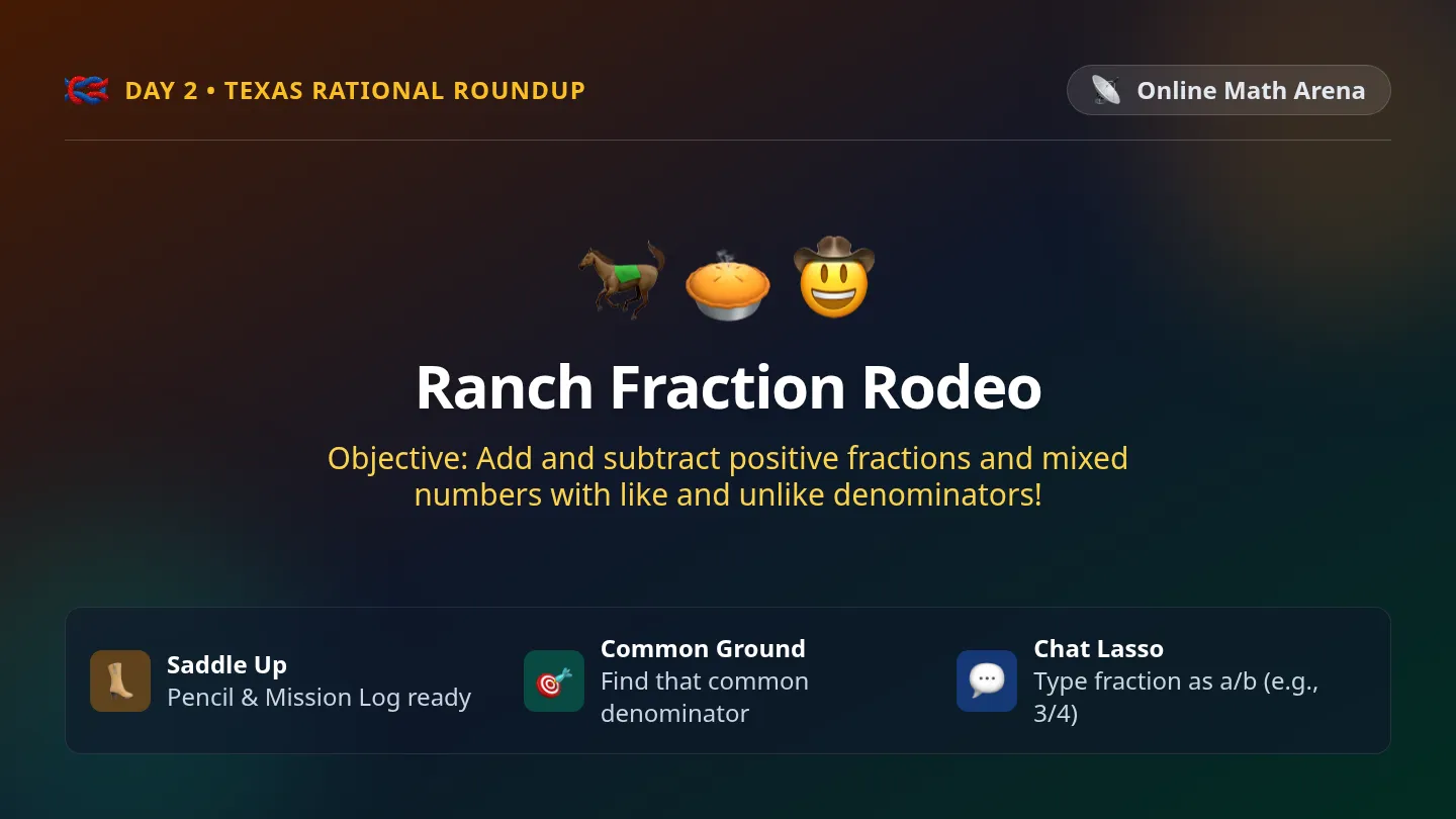 Fraction Rodeo Slides