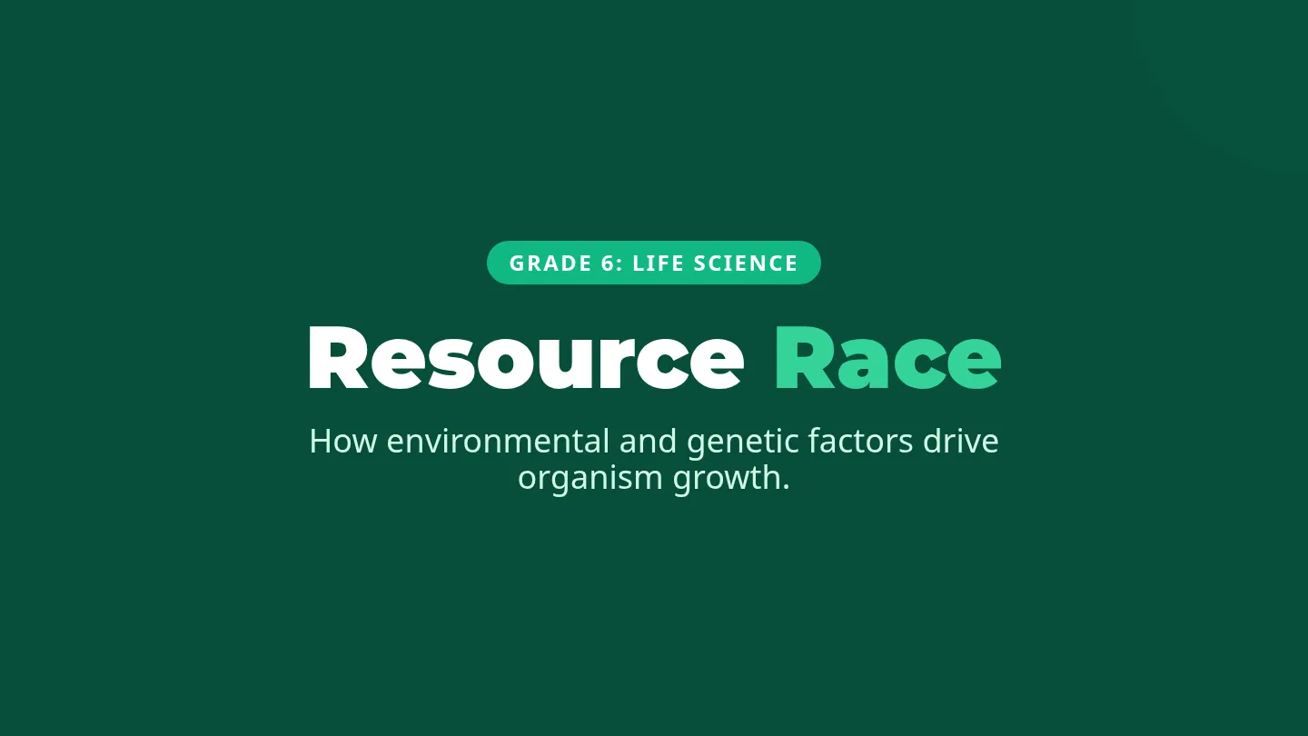Resource Race Slides Grade 6