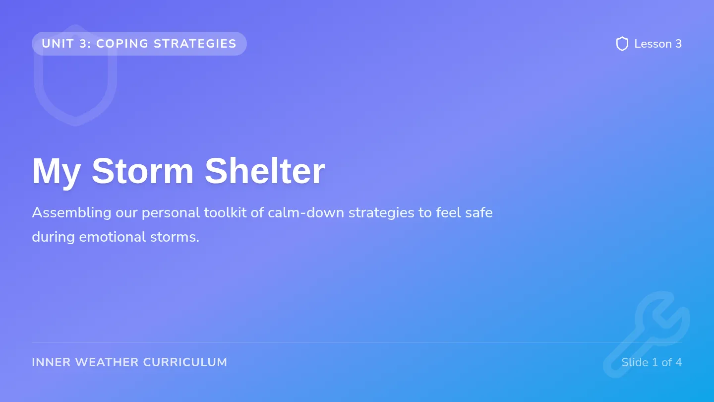 Storm Shelter Slides