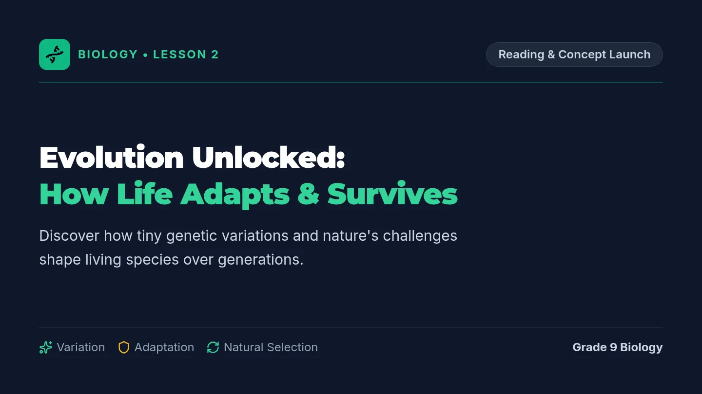 Evolution Unlocked Presentation Slides