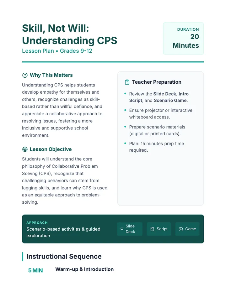 CPS Lesson Plan Document