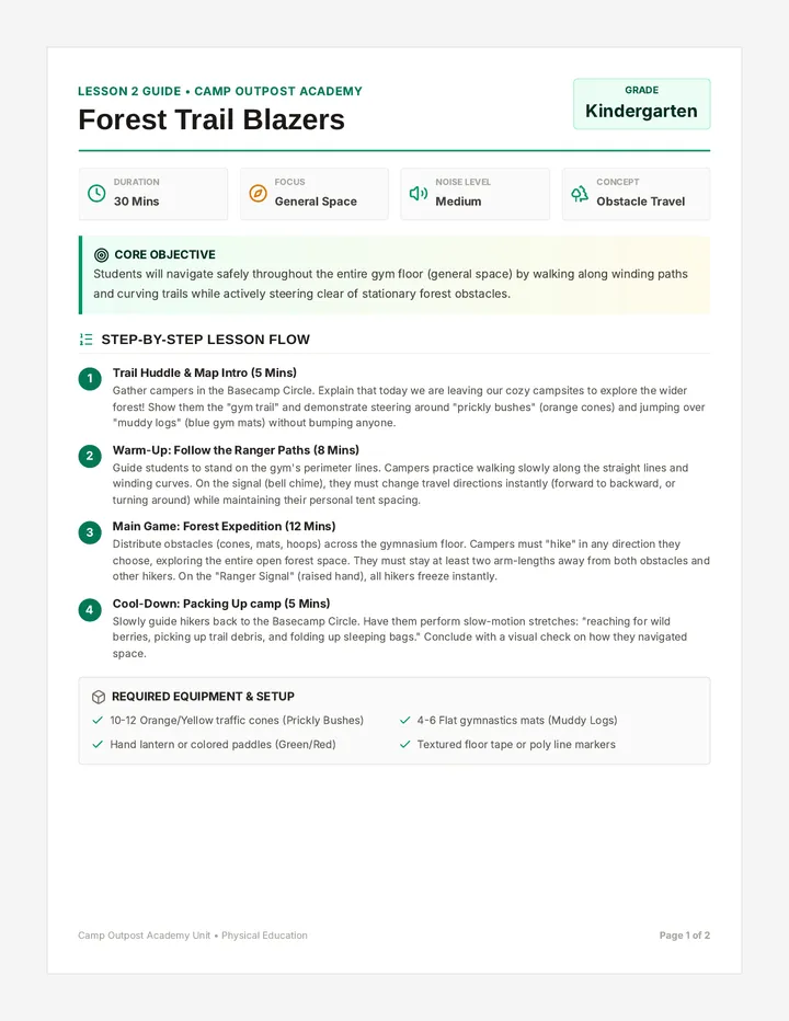Forest Trail Teacher Guide