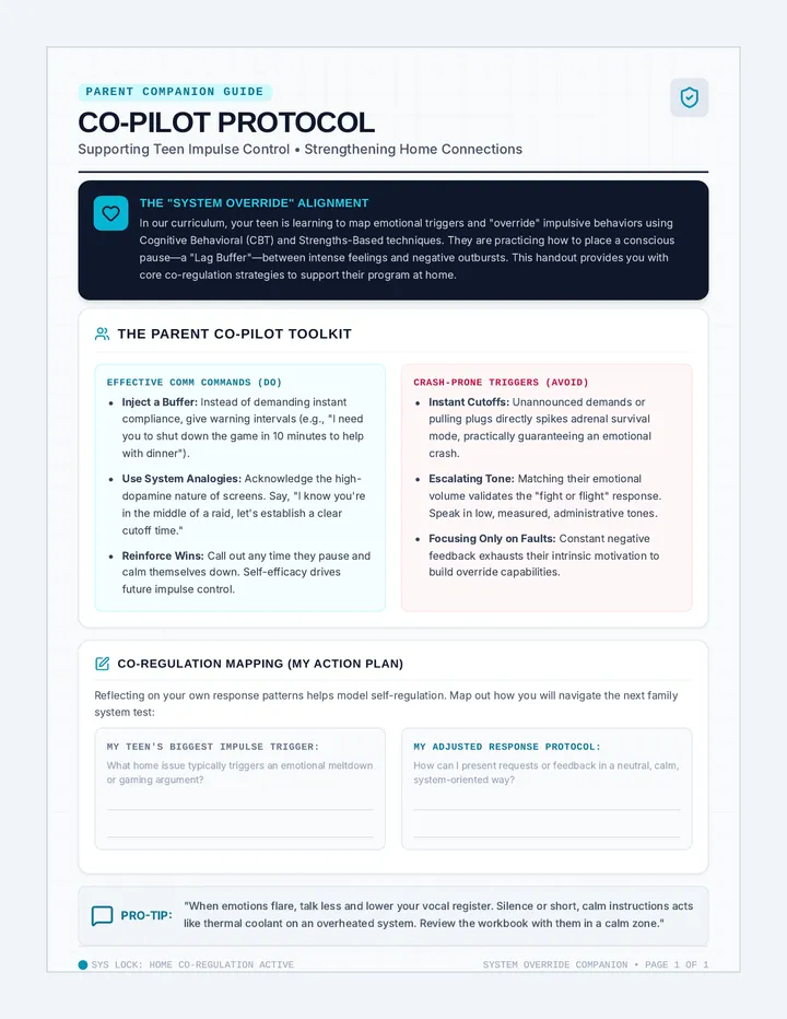 System Override Parent Handout