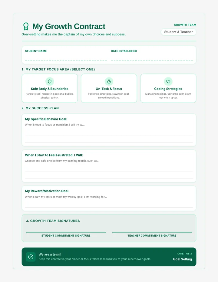 Behavior Goal Tracker