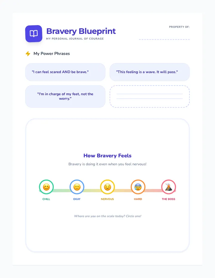 Bravery Blueprint Journal
