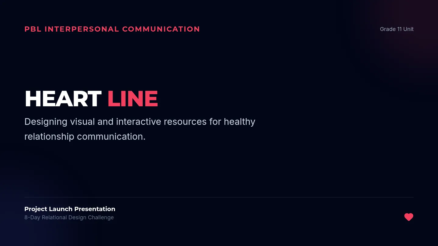 Heart Line Intro Slides