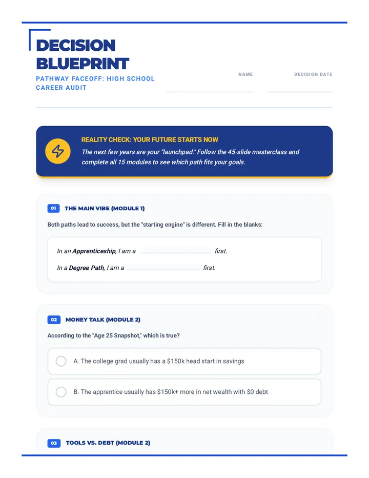 Pathway Decision Blueprint Worksheet Expanded HS v2