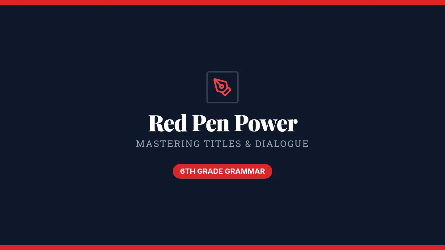 Red Pen Power Slides