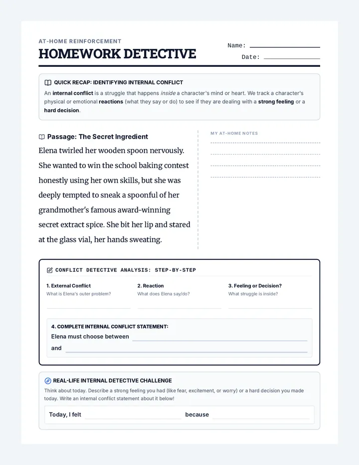 Conflict Codex Day 2 Homework Sheet