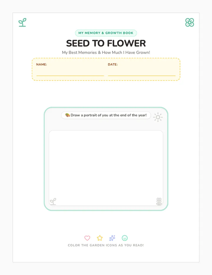 Seed to Flower Booklet