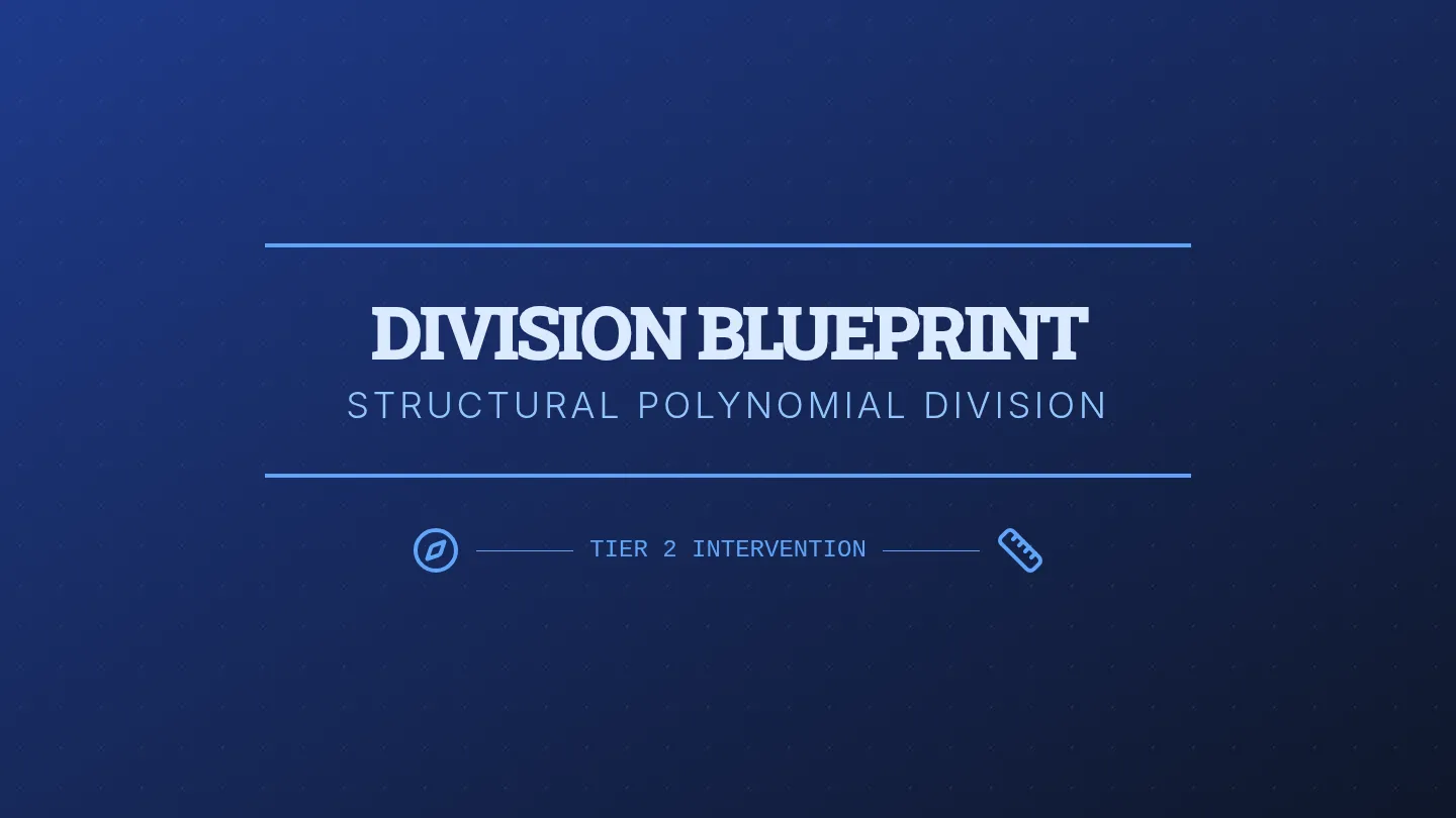 Division Blueprint Slides