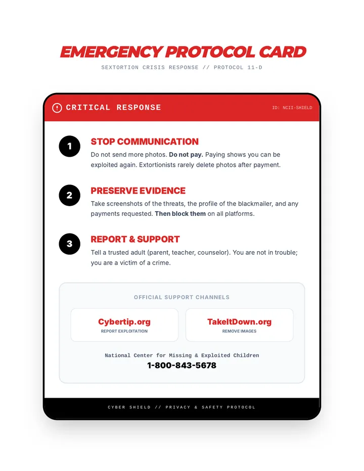 Emergency Protocol Card