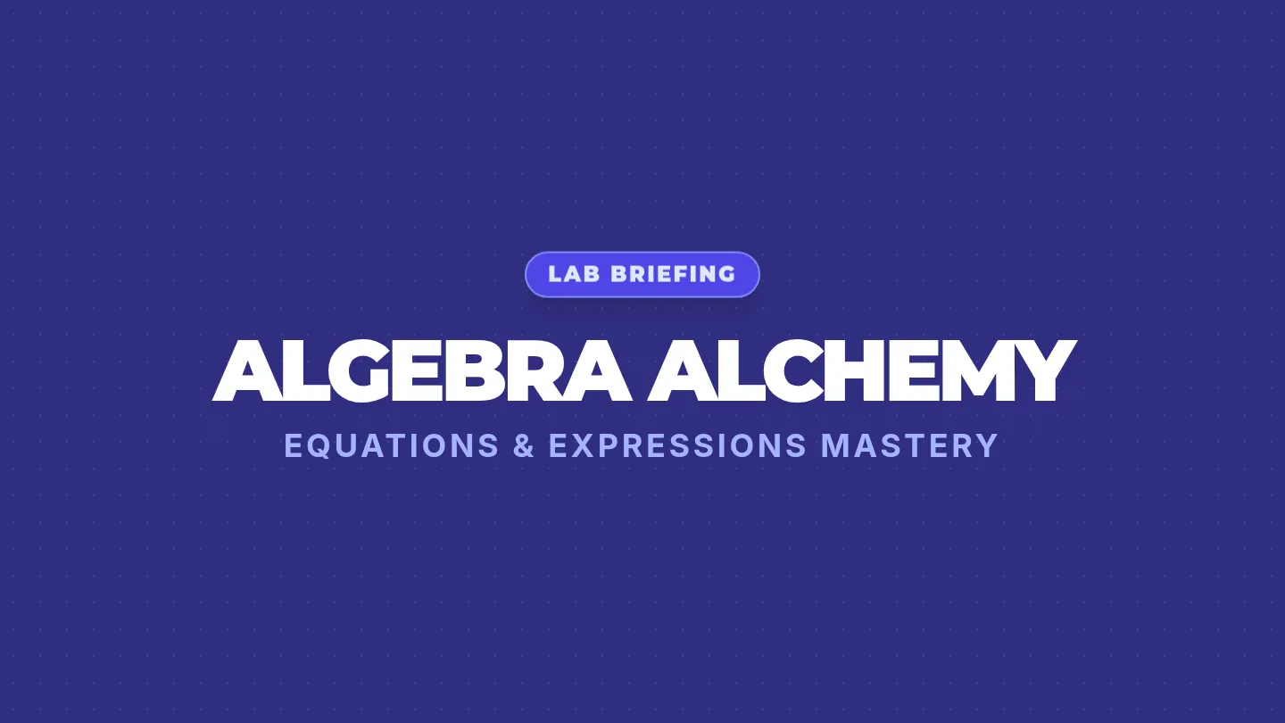 Algebra Alchemy Slides