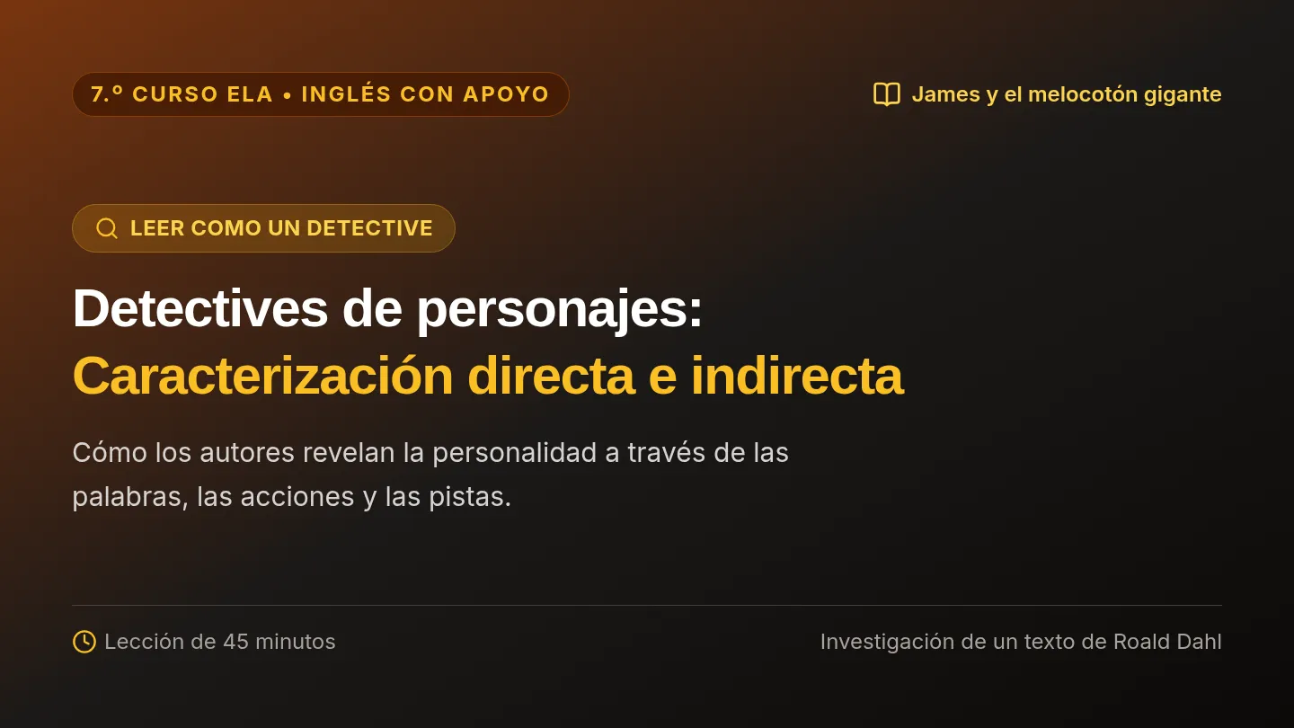 Character Detectives Slides