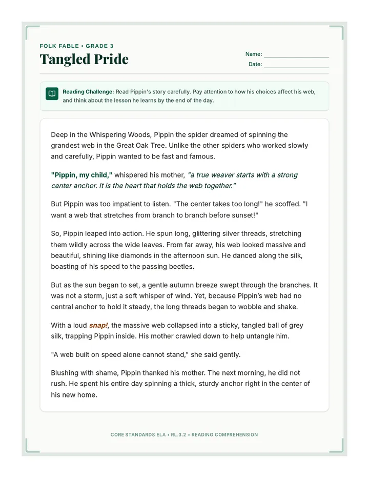 Tangled Pride Story Passage