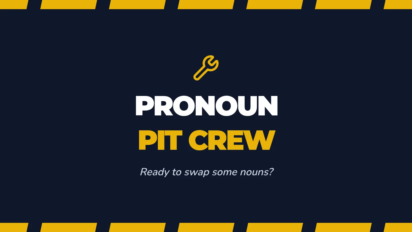 Pit Crew Presentation Slides