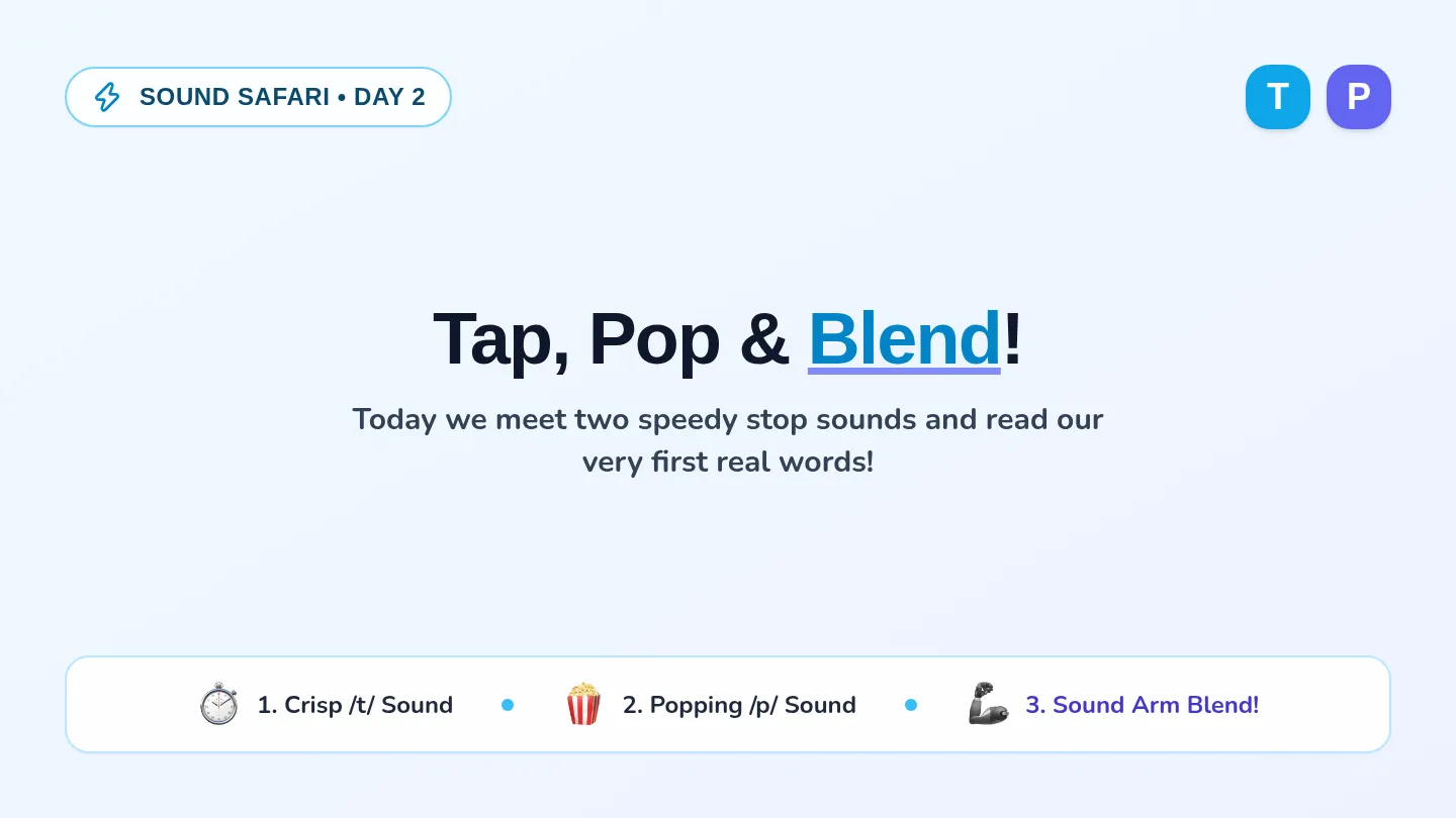 Tap Pop Slides