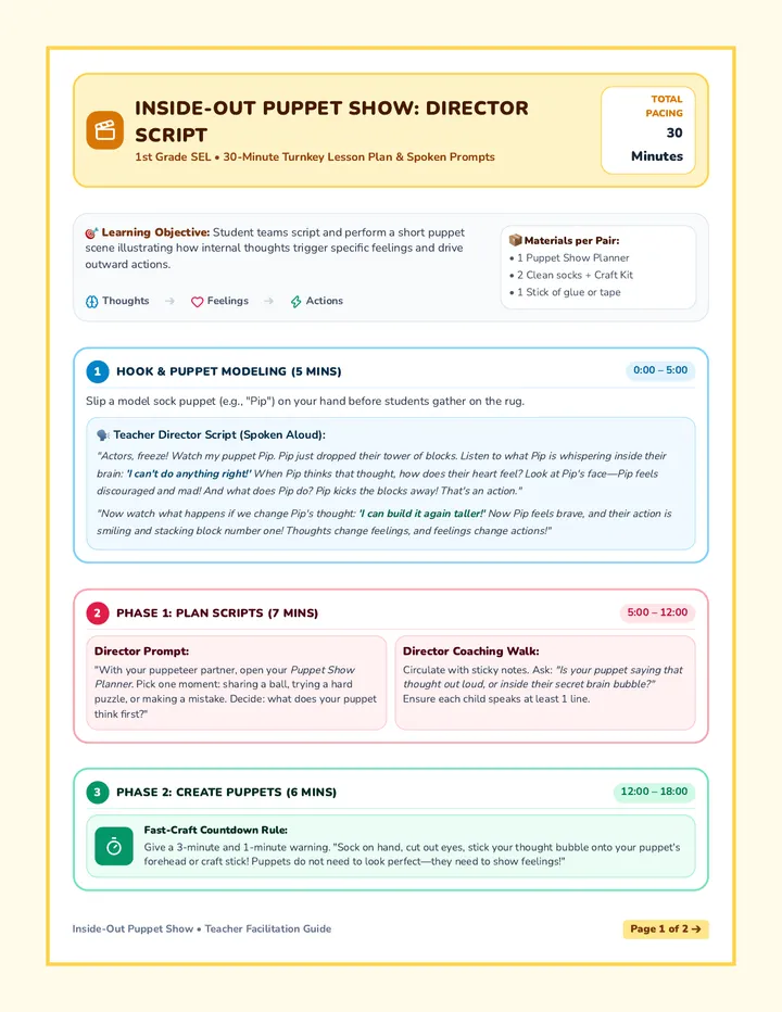 Director Guide Script