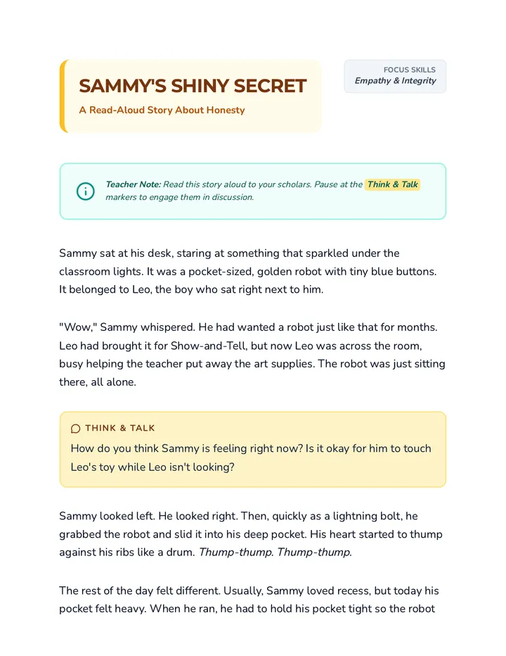 Sammy Shiny Secret Story