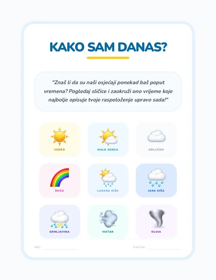 Moj Školski Kompas Radni List Finalni Rezultat