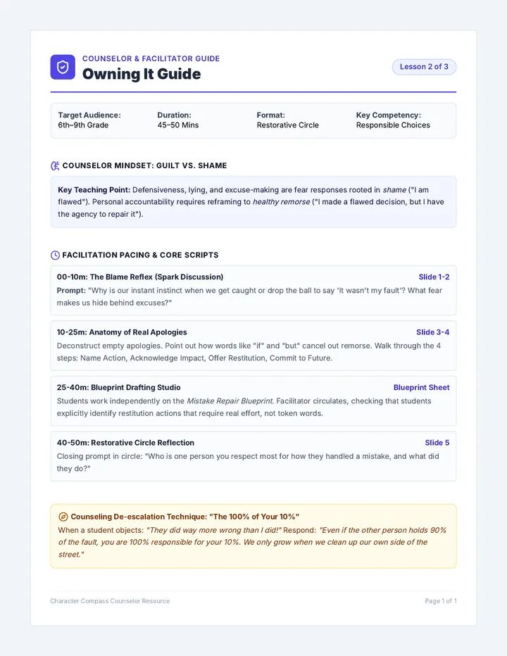 Owning It Guide