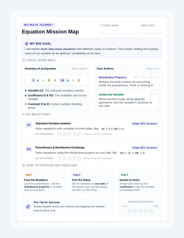 Equation Mission Map