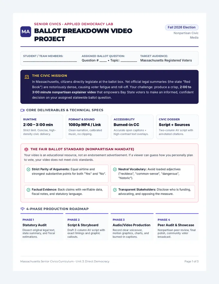 Ballot Explainer Handout